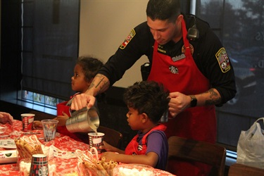 Hot Cocoa with Police