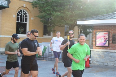 The annual Special Olympics Torch Run in Winchester, VA